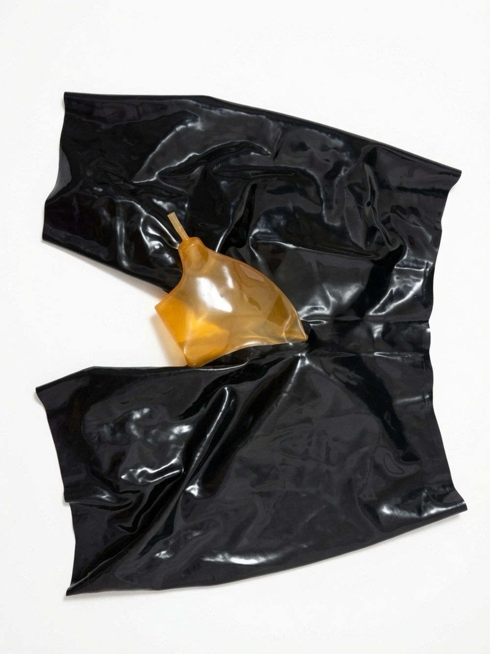 Black latex rubber 100% latex rubber Shorts men’s fetish wear